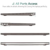 Suitable for  MacBook Air 13 Inch Case 2022 2021 2020 2019 2018, A1932, A2179, A2337 Shell Case Keyboard Cover Grey thumbnail