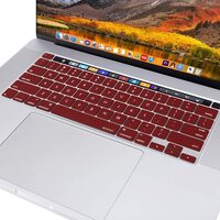 Keyboard Cover Skin For MacBook Pro 13 Pro 16 A2338 A2289 A2251 A2141 M1 M2 2020 to 2023 Wine Red thumbnail
