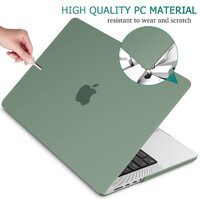 Suitable for  MacBook Pro 14 Max Inch Case 2023 2022 2021 M2 A2779 M1 A2442 Hardshell Case Keyboard Cover Midnight Green thumbnail