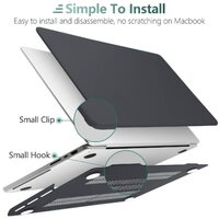 Suitable for  MacBook Pro 16 inch Case 2023 2022 2021 M2 A2780 A2485 M1 Pro/Max Hard Shell Case Keyboard Cover Black thumbnail