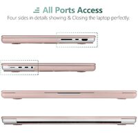 Suitable for  MacBook Pro 16 inch Case 2023 2022 2021 M2 A2780 A2485 M1 Pro/Max Hard Shell Case Keyboard Cover Sold Pink thumbnail