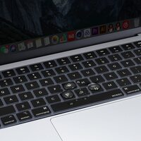 Keyboard Cover Skin For MacBook Air Pro 13 13.6 14 15.3 16 A2442 A2779 A2485 A2780 A2681 A2941 M1 M2 2021 to 2023 Black thumbnail
