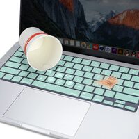 Keyboard Cover Skin For MacBook Air Pro 13 13.6 14 15.3 16 A2442 A2779 A2485 A2780 A2681 A2941 M1 M2 2021 to 2023 Mint Green thumbnail