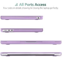 Suitable for  2023 2022 MacBook Air 13 inch case M2 Model A2681 Hard Shell Case Keyboard Cover Purple thumbnail