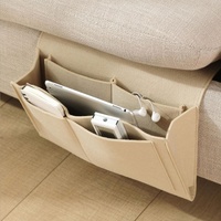 Bed Organiser Bed Caddy Sofa Organiser Bedside Organiser Book Magazines Organiser Black thumbnail