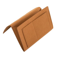 Bed Organiser Bed Caddy Sofa Organiser Bedside Organiser Book Magazines Organiser Khaki thumbnail