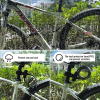 1.2m 2 Keys Bicycle Lock Bike Cable Locks Motorcycle Lock  Mounting Bracket Scooter Lock thumbnail
