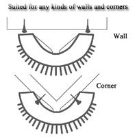 Cat Self Groomer Catnip  Dog Cat Toy Corner Groomer Wall Corner Scratcher Comb Grooming Massage Brush thumbnail