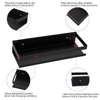 Black Bathroom Shower Shelf Kitchen Rack Storage Shelves Shampoo Holder Organizer thumbnail