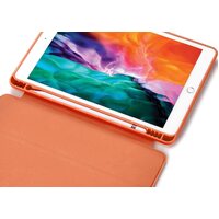 IPad 10.2 2019 7th Pencil Holder Slim Smart TPU Soft Case Orange thumbnail