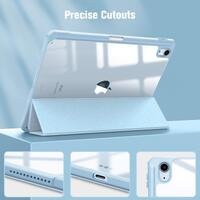 iPad 10th Case 10.9 Inch 2022 with Pencil Holder, Smart iPad Clear Case with Soft TPU Auto Wake Sleep Sky Blue thumbnail