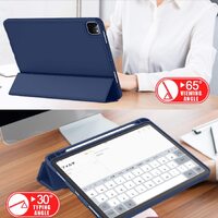 iPad Pro 11 Inch 2020 Soft Tpu Smart Premium Case Auto Sleep Wake Stand Cover Pencil holder navy blue thumbnail