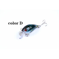 6x 4.5cm Popper Crank Bait Fishing Lure Lures Surface Tackle Saltwater thumbnail