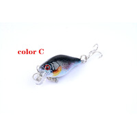 6x 4.3cm Popper Crank Bait Fishing Lure Lures Surface Tackle Saltwater thumbnail