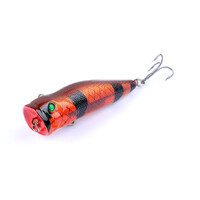 6X 7cm Popper Poppers Fishing Lure Lures Surface Tackle Fresh Saltwater thumbnail