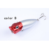 5X 6.5cm Popper Poppers Fishing Lure Lures Surface Tackle Fresh Saltwater thumbnail