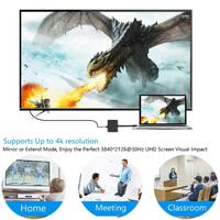 USB C to HDMI Adapter Type C AV Converter 4K HDMI USB 3.0 Port USB-C Female thumbnail