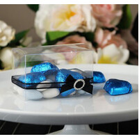 100 Pack of 5x8cm Clear PVC Plastic Folding Packaging Small rectangle/square Boxes for Wedding Jewelry Gift Party Favor Model Candy Chocolate Soap Box thumbnail