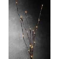 10 Sets of LED Light Bunch Stem - Warm White BATTERY fairy lights - 50cm high 20 bulbs/petals thumbnail