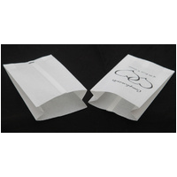 50 Pack Wedding Cake Bags Greaseproof Wax Paper Slice Take Home Favour Heart n Message thumbnail