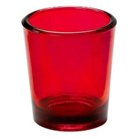 20 Pack Red Glass Votive Tealight Candle Holders House Party Cenrepiece Xmas Wedding Decor Glass Candlestick Party Decorations Bridal Valentines Event thumbnail