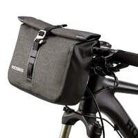 Bike Roll Bag Handlebar Panniers MTB Road Hyybrid Cruiser Commute Bike Scooter Large  5-6L Capacity Waterproof  Adjustable Straps Rockbros thumbnail