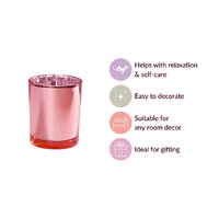 40 Pack Rose Gold Pink Votive Tealight Candle Holders Valentines Day Mercury  Wedding Decor Glass Candlestick Party Decorations Bridal Baby Shower Eve thumbnail