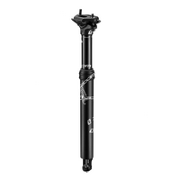 ZOOM MTB Adjustable seatpost Internal Cable 30.9 Diameter 125mm Travel Adjustable Height via Thumb Remote Lever - thumbnail