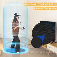 DEVASO Foldable VR Mat, Round Anti Fatigue Large Mat, Anti-Slip and Comfortable thumbnail