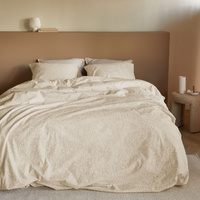 Bedding House Summer Sand Seersucker Cotton Quilt Cover Set King thumbnail