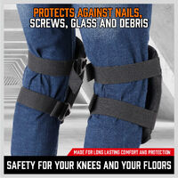 HORUSDY Knee Pads Work Safety Senior Gel Cushion High Density Foam Padding Pair thumbnail