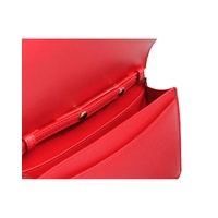 Burberry Women's Hampshire Small Red Embossed Logo Smooth Leather Crossbody Bag - One Size thumbnail