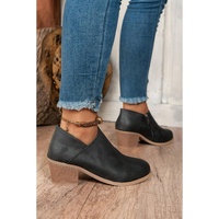 Black Tulip Opening Suede Ankle Boots - 42 EU thumbnail