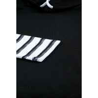 Azura Exchange High Neck Striped Sweatshirt - S thumbnail