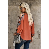 Azura Exchange Eyelet Thermal Knit Top - M thumbnail