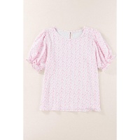 Azura Exchange Smocked Puff Sleeve Blouse - XL thumbnail