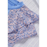 Azura Exchange Tiered Lace Sleeve Knit Top - S thumbnail