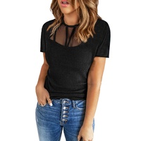 Azura Exchange Mesh Knit Short Sleeve T-shirt - S thumbnail
