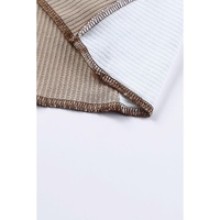 Azura Exchange Color Block Rib Knit Top - 2XL thumbnail