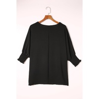 Azura Exchange Smocked Wrist Shift Top - L thumbnail