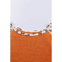 Azura Exchange Leopard Colorblock Top - XL thumbnail
