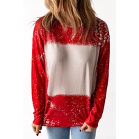 Azura Exchange Bleached Leopard Spot Pullover - L thumbnail