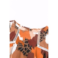 Azura Exchange Printed Long Sleeve Blouse - M thumbnail