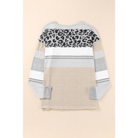 Azura Exchange Leopard Print V-Neck Top - S thumbnail