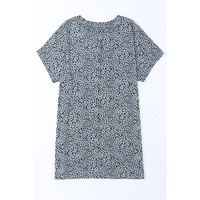 Azura Exchange Leopard Print Tunic Top with Side Pockets - S thumbnail