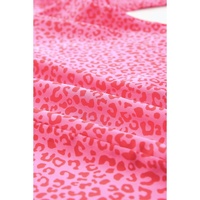 Azura Exchange Leopard Puff Sleeve Blouse - M thumbnail