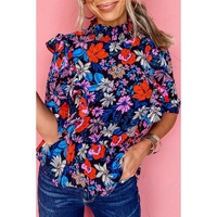 Azura Exchange Ruffle Peplum Top - S thumbnail