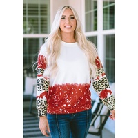 Azura Exchange Leopard Tie-Dye Long Sleeve Top - S thumbnail