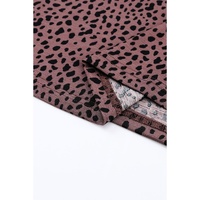 Azura Exchange Spotted Print Round Neck Long Sleeve Top - M thumbnail