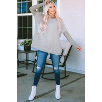 Azura Exchange Patchwork Long Sleeve Top - XL thumbnail